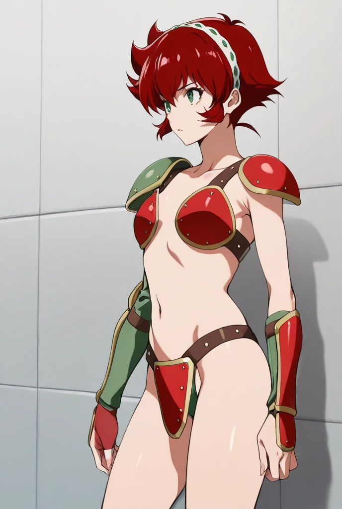 (masterpiece, best quality:1.2), solo, 1girl, phiadef, serious, looking at viewer, hand on hip, armor, pelvic curtain, white gloves, elbow gloves, cape, choker, earrings <lora:phiaMelleDefault-civitai:1.0>