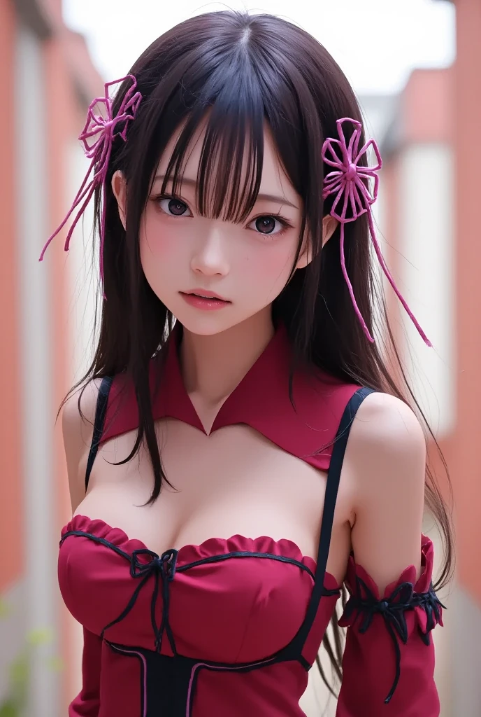 itome, seductive smile, ((((open arms for viewer)))), leaning forward, ((hug)),((((( open mouth))))), ((((girl_on_top)))), ((((straddling)))), pov, nsfw,(((((cleavage chest with red bra))))),((long wavy twintail)),((yellow hair)),(((white kneehighs))),transparency,sunlight as diamond shines, white skin,well-featured,highly detailed,oil,masterpiece, best quality,Amazing,beautiful detailed eyes,1girl,finely detail,Depth of field,extremely detailed CG unity 8k wallpaper, masterpiece, (((black hairpin))),(((medium breasts))),(((wet clothes))),<lora:chilloutmixss_xss10:0.4> , <lora:ruki:0.8>,<lora:suruu:0.1>, <lora:raidenShogunRealistic_raidenshogun:0.5>