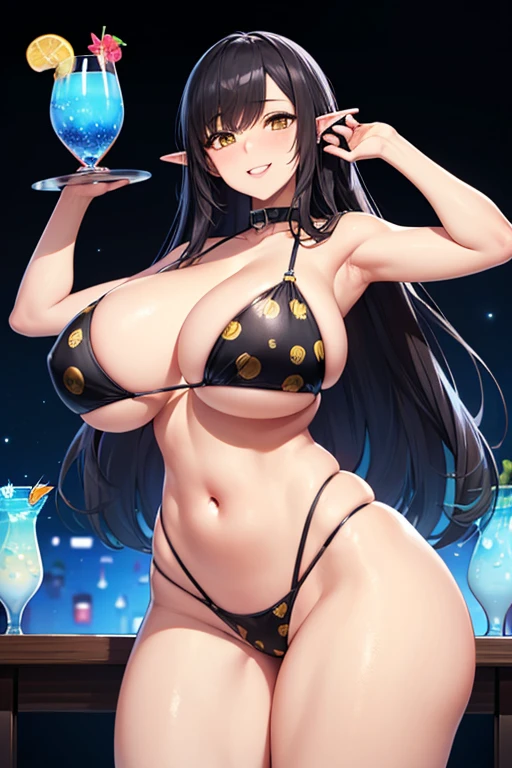 (masterpiece, highest quality, Super detailed), (shape), (detailed and beautiful eyes), (1 girl), (alone), metallic micro bikini, looking at the viewer, cowboy shot, blush,  better hand, perfect hands, five fingers,spread your legs,gold metallic super micro bikini,Mansuji,transparent nipples,oily skin,semen,sex,beautiful eyes,big breasts,night club ,Low - Angle