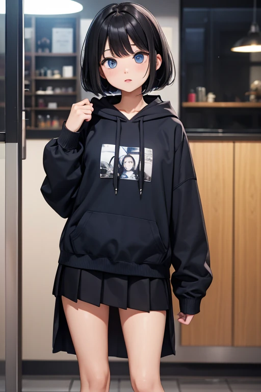 young boy, long dark purple or black hair, violet eyes, black closed clothes, Masterpiece, hiquality
