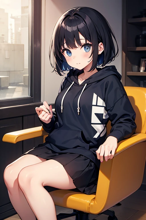 Girl watching TV