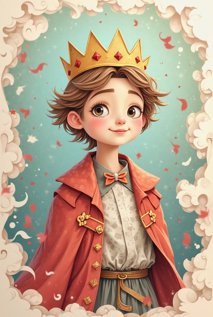 a closeup of a young CHILD with a GOLD blonde hair crown, painting digital adorable, lindo pintura digital, Arte digital alucinante, lindo arte digital, arte digital muito realista, arte do retrato da fantasia, pintura realista da menina bonito, arte digital muito bonita, pintura digital bonita, retrato da arte da fantasia, Arte infantil em Artstation, arte digital realista, bela arte digital, bela arte digital
