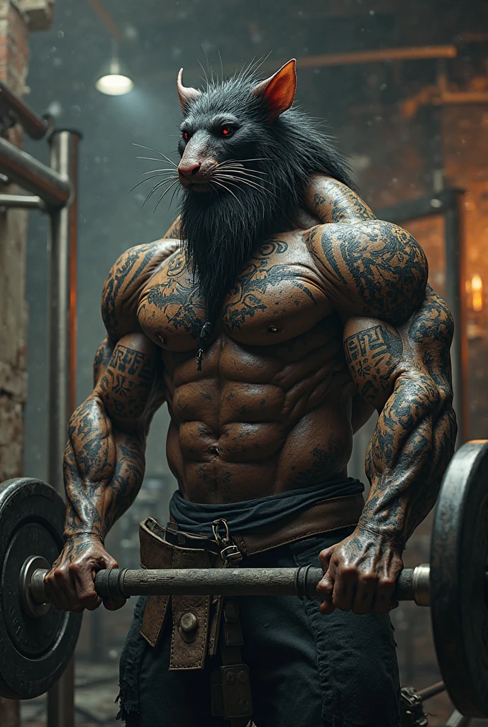 Wolf orc muscle