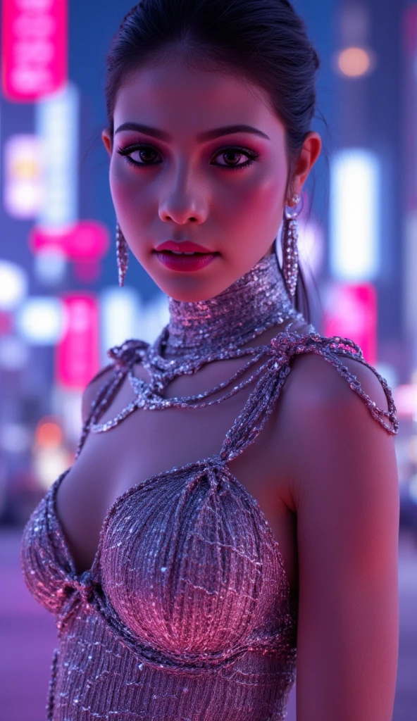 Mai Shiranui, (best quality,ultra-detailed),(Realistic:1.37), beautiful and detailed face, Ultra-realistic texture, delicate face, athletic body, vivid colors. High definition, 8k