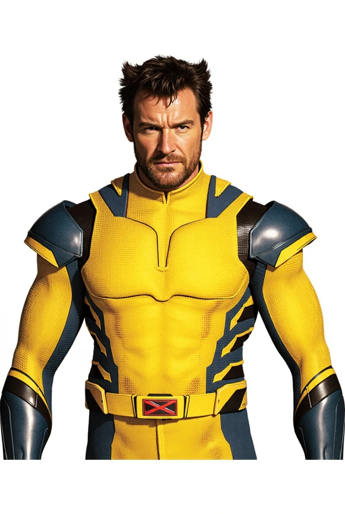 Wolverine classic suit, Marvel Comics, blue sky