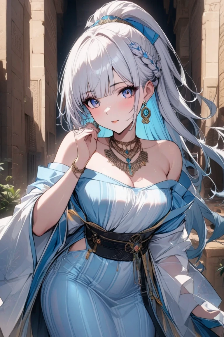 ((Highest quality, 8K, masterpiece:1.3)), concentrate: 1.2, Perfect body beauty: 1.4, Hips: 1.2, ((Long Hair, chest: 1.2)), (Dry clothes: 1.1) , (clear, Simple Background:1.3), Simple clothes: 1.1, Highly detailed face and skin texture,Delicate eyes, double eyelid, Whitened skin, Rough skin、Long Hair、Earrings with bangs、necklace、 solo、Beige coat、White shirt, (((Beautiful girl with cute Japan)))、 ((Beautiful Japanese girl 20 years old))、 ((Baby Face))、 (((Slender body)))、 Upper Body,Face focus、necklace,Simple Background,From above, Realistic Hair、 A photograph was taken:Canon EOS R6、135mm、1/1250 seconds、f2.8、ISO400、(Detailed explanation of the hand)、(Masseter muscle area)、(Exquisite CG)、Long Hair, loose and curly hair、Korean Hair、Long Hair明るいベージュ色、グラデーションハイライトグレージュのゆるふわLong Hairスタイル、Not wearing a bra, Sperm splashes on breasts