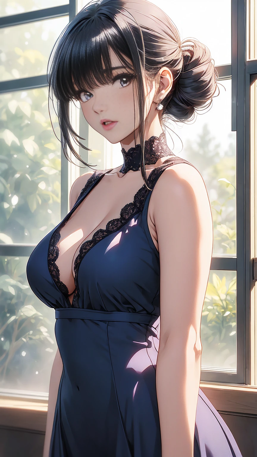 (Best quality at best,4K,8K,A high resolution,tmasterpiece:1.2),ultra - detailed,(actual,realistically:1.37),HighDynamicRange,hyper HD,Studio lighting,Ultra-fine painting,Focus sharp,physically-based renderingt,Extremely detailed description,professional,terror,japanese manga,sci-fy,photography of,Concept artist, a close up of a woman in a black and white bathing suit, She is tied with rope, Colossal tits, Fair and translucent skin, Crazy breast swelling, Chest larger than shoulder blades, Slimming the waist, Pelvis larger than shoulder blades, Fitness model, Ruddy cheeks, breath through, sweaty, wheezing