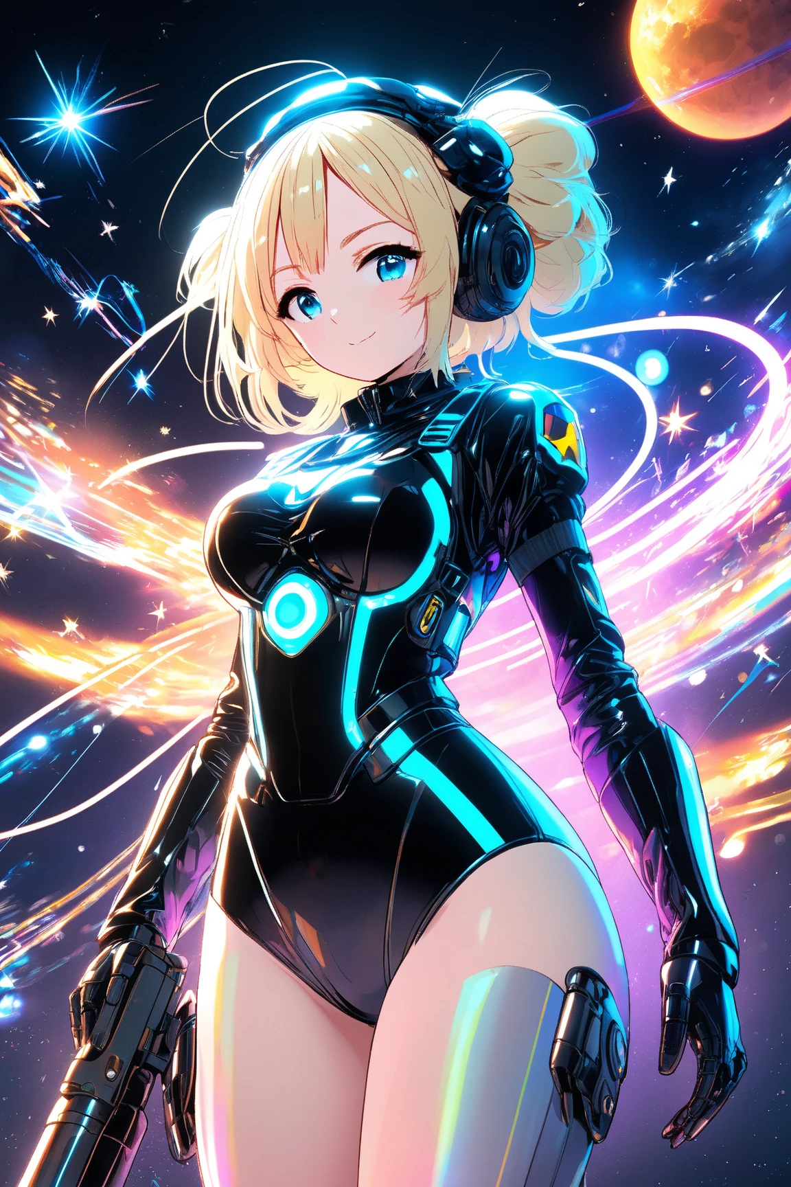 (masterpiece),(Highest quality),(Super detailed),(Best illustrations),(Best Shadow),(Absurd),(Detailed Background),(so beautiful), 16K, 8K,4K,(Best Shadow), (so beautiful)angelabalzac, One person, alone, , , , , , Very long hair , Blonde, blue eyes, , Elbow hand pockets, headgear, Low twin tails, empty eyes, blank eyes, Green glowing star, Star-shaped hair fastening, , , sweat, , orgasm, afterglow, , , crimson lip, , , , , Sexy posture, dynamic pose, , cross-eyed, rolling eyes, , water eyes, tears, , , , , , saliva trail, , shiny skin, , , orgasm, , , arched back, , torogao, , BREAK, pink neon, Dramatic lighting, , Clear liquid, Oculogyric crisis, night, Torrent of Light, , , mysterious