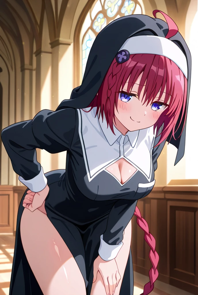 {artoria pendragon_fate ubw:1.15},(((dark red hair:1.5))), ((detail beautiful dark blue _eyes:1.5)), , ((Strong light )) , ((1 very tall girl:1.6)),, alone,((very surprised eyes, eyes widen:1.8)), (((looking at another , one’s eyes wandering :1.7))), hair between eyes,,, bare shoulders,, cleavage, thighhighs, ((( very long straight hair:1.5 ))), ((topless :1.8)) , beautiful light, , close up face:0.7, detail navel , detail thin thigs, , ((Legs trembling:1.8)),
((kneeling on sliver liquid:1.8)), ((( trouble eyebrow ))), break ,((nude:1.7)) ,
nsfw,(ecstasy:1.8) ,(slut:1.6),(vulgarity:1.7),(fucked silly:1.8),(steam:1.5),(wet:1.8),(trembling:1.5),(((Twisting the body:1.5))) ,(drooling:0.6),(sweat:1.5),closed mouth:0.8, wince,(orgasm:1.7), trembling:1.8, beautiful upper body, Beautiful body, beautiful character design, perfect eyes, Perfect face, expressive eyes, ,(church:1.5),in the center of the image, official art,High Definition CG Unity, Perfect lit, bright_front_face_lit, ,(Highest_quality:1.0),4k,Super detailed, photograph, 8K, nffsw, High resolution, absurd:1.2, kodak portrait 400, film grain, Lens flare, (lively_color:1.2) (beautiful, large breasts:1.4), (beautiful_face:1.3),(narrow_waist),((blush)), ((detail nipple)),,saber, dress,