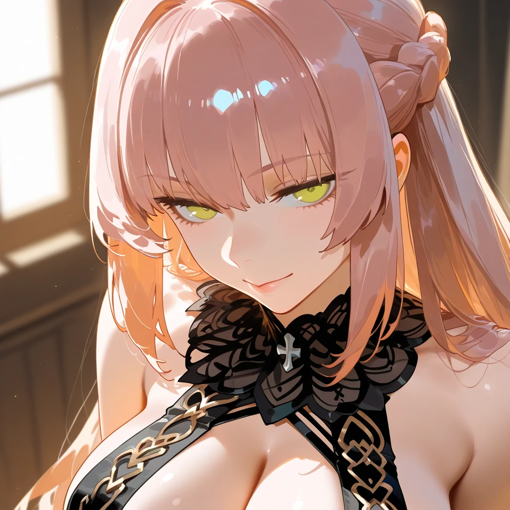big, highres,lingerie,((((vulgarity)))),1girl, 1boy,big penis, cum,pov, on breasts,(large breats),((dangle earrings)), breast focus, taking a on her face, string tits,,, sexy pose,