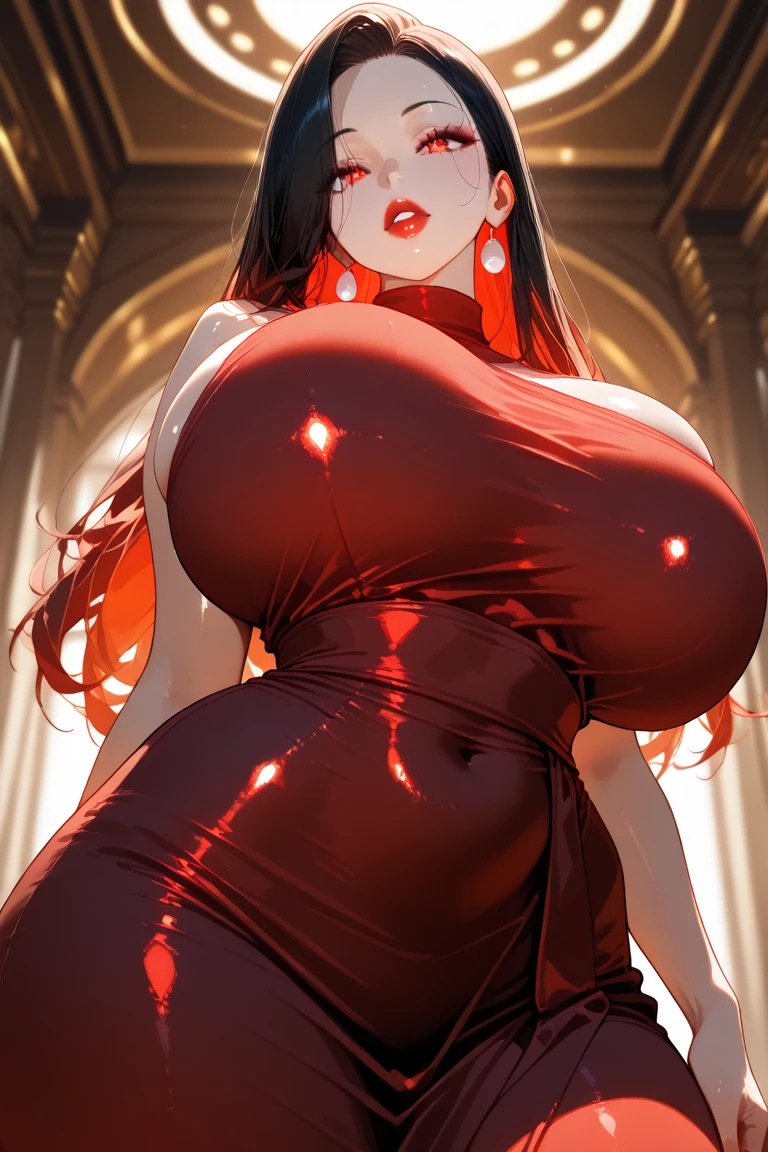 (Pocahontas), ((native American gown)), ((off the shoulder)), style, ((intricate gown)), anime style, (((Native American))) (gigantic breasts:1.2) (((smoldering eyes))), ((long hair:1.5)), ((black hair:1.5)), 8k, 4k, Unreal Engine 5, octane render, ((gigantic breasts:1.5)), trending on pixiv, ((puffy gown:1.7)) ((intricate lining on gown:1.4)), (((puffy sleeves:1.5))), fanbox, skeb, (((long sleeves:1.5))), ((masterpiece)), ((glittered gown:1.2)),(skindentation:1.4), ((sleeve cuffs:1.3)), ((slendered abs:1.2)), wide hips, (full lips:1.5), ((pressed :1.4)), ((underboob cutout:1.7)), smooth soft skin, big dreamy eyes, beautiful anime wide eyes, soft lighting,((official art)), clean lines, digital painting,