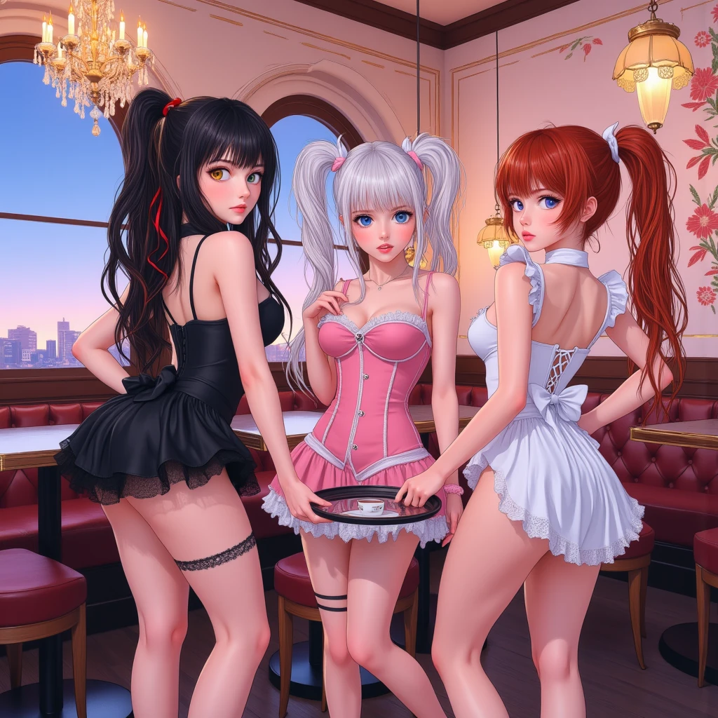 hello kitty in a nightclub