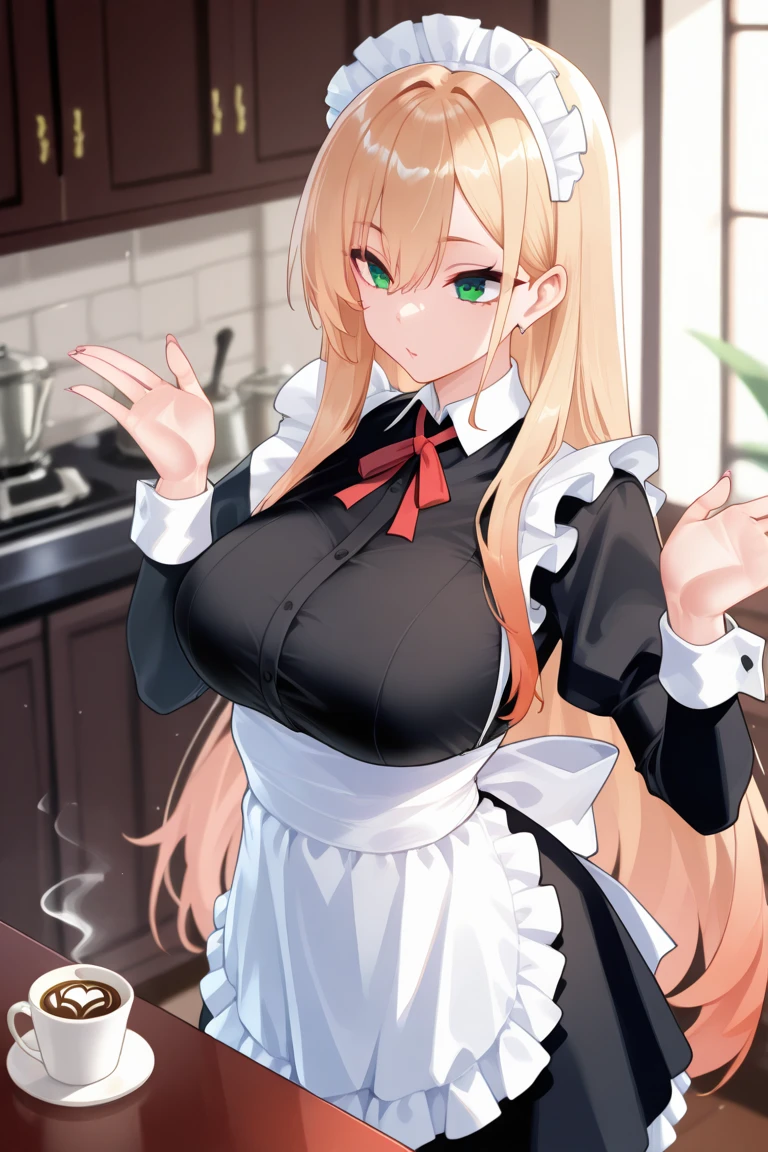1girl in, (Chiquita:1.2), Kaho Hyuga, a blond, Twin-tailed,
black shirt, Check skirt,
(Best Quality, hight resolution, 4K, Detailed Lighting, Shaders, perfect anatomia:1.2, NSFW),
(nursing, grabbing on breasts, Focus:1.2),
smug, blush,
Looking at Viewer,
Cafe Background,