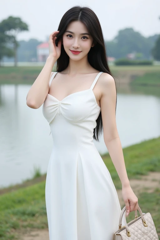 Best Quality, masutepiece, Ultra HD, (fidelity: 1.4), Photo, (((flooded cityscape))), stunningly beautiful woman, Full body, (Sorrow), White shirt, dull, Dark, Desperate, Pathetic sad, Cinematic, Tears, Teardrops, (Torn clothes: 1.5), (Wet clothes: 1.4), Bare shoulders, Real rain, Wet hair
