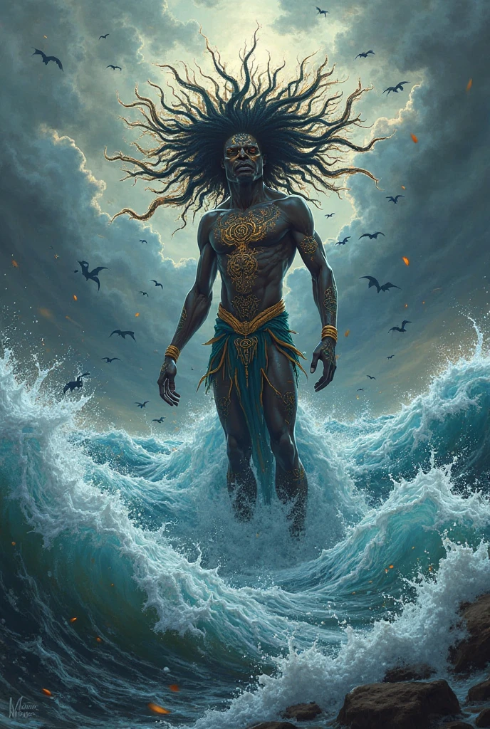 Black god, god of wind
