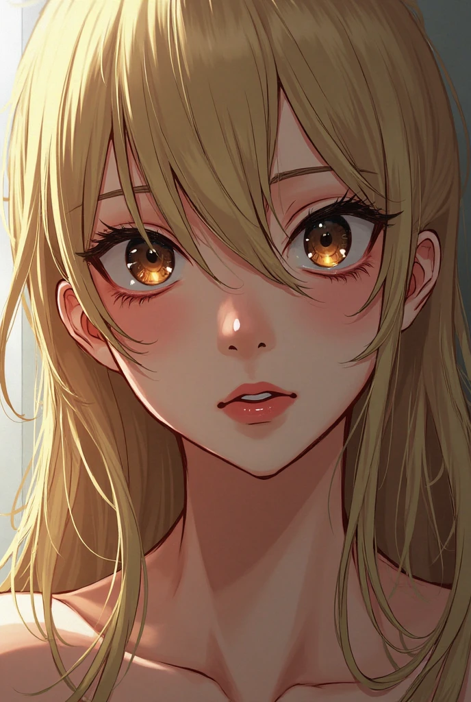 Woman, 1girl, cabelo loiro, cabelo longo, power \(Csm\), olhos amarelos, dentes afiados, symbol-shaped pupils, pupilas em forma de cruz, sorridente, imagem espetacular, sorrir, rosto corado, cena de corpo inteiro, Micro bikini cor branca bordado vermelha, peito pequeno, chifres, chifres vermelhos, (Antecedentes detalhados: Jardim florido, Noturno, fora), standing pose, Corpo mohado, pele brilhante, rosto detalhado, olhos detalhados, anatomia perfeita, bichana mostrando, virilha inchada, Wet, pingando, dynamic pose, Illustration of perfection, Dynamic, altamente detalhado, de frente para o espectador, seductiveexpression, POV de baixo,