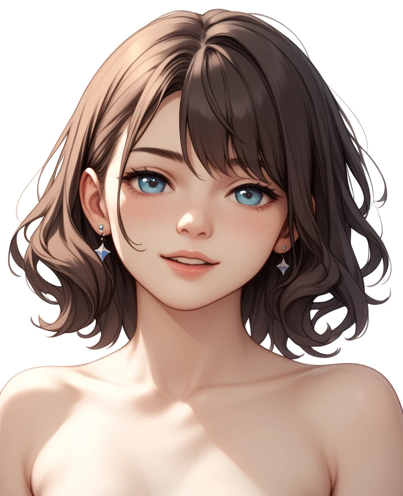 girl,Character design sheet,Beautiful attention to detail,Beautiful lip detail,Very detailed目と顔,Long eyelashes,Realistic,photoRealistic:1.37,Very detailed,Professional,Vibrant colors,Portraiture,Studio Lighting,Physically Based Rendering,High resolution,超High resolution. blue eyes,Big eyes， Close ~ eyes，Long Hair，Curly hair、Black Hair，Red cheeks，Lower eyes，whole body，smile，White swimsuit，chest，Waist，foot，model