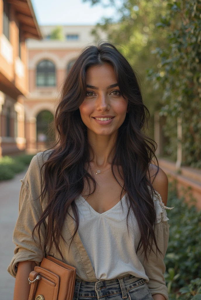 photo of beautiful (anton3lla:0.99), a woman in a (dam:1.1), perfect hair, wearing (nightwear:1.1), modelshoot style, (extremely detailed CG unity 8k wallpaper), professional majestic (photography by cindy sherman:1.1), nikon, 24mm, exposure blend, hdr, faded, trending on ArtStation, trending on CGSociety, extremely intricate, High Detail, Sharp focus, dramatic, soft cinematic light, (looking at viewer), (detailed pupils)