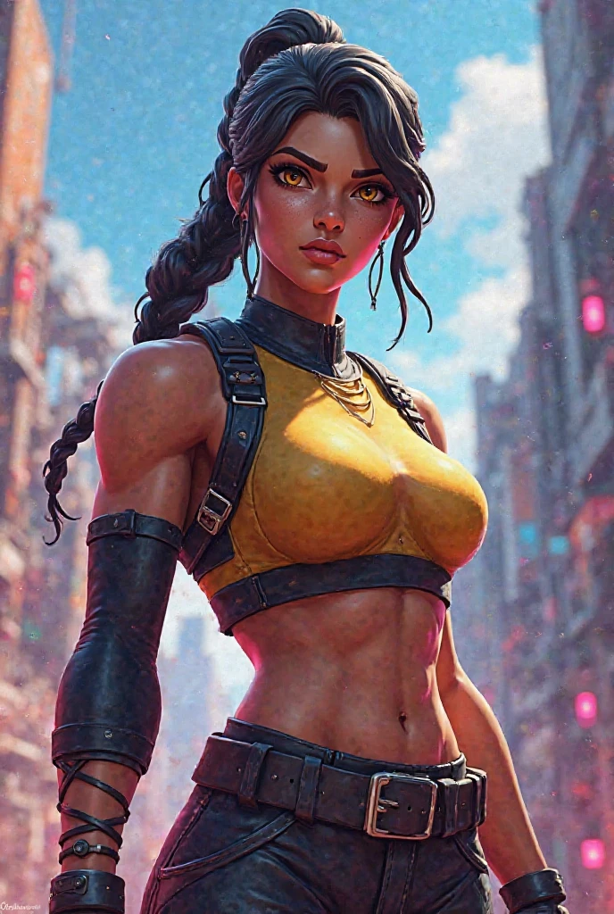 beautiful dark skinned filipina woman, private, sweater vest, (((plunging neckline))), leggings, pigtails, seductive street pose, photorealistic, (best quality,4k,8k,highres,masterpiece:1.2),ultra-detailed,(realistic,photorealistic,photo-realistic:1.37), hyper detailed, gorgeous, cinematic lighting, vivid colors, intricate details, iper realista