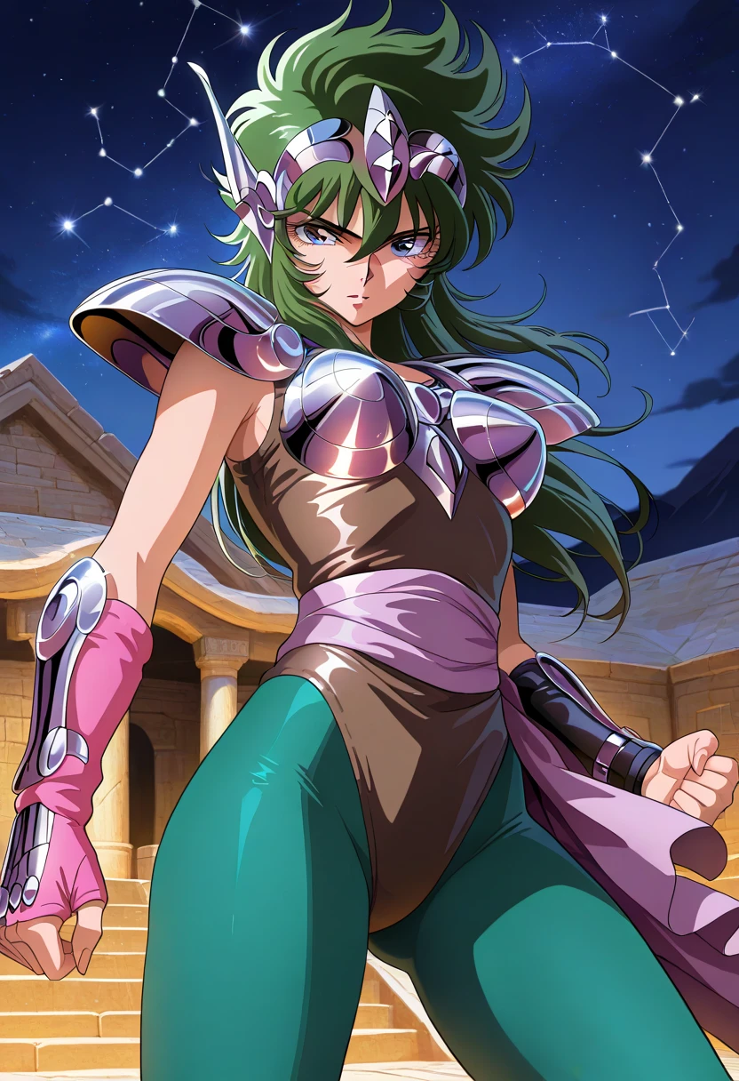 (Masterpiece, Best Quality), highres, (8k resolution wallpaper), (Traditional Media:1.2), Manga, 1990s \(style\), ((2d:1.2)), retro artstyle, Rayearth, Official art, (best illustration), dynamic angle, dynamic pose, clamp \(circle\) \(style\), 1male, male, solo focus, solo, anthro dragon, very long hair, fancy detailed tunic, fancy detailed panties