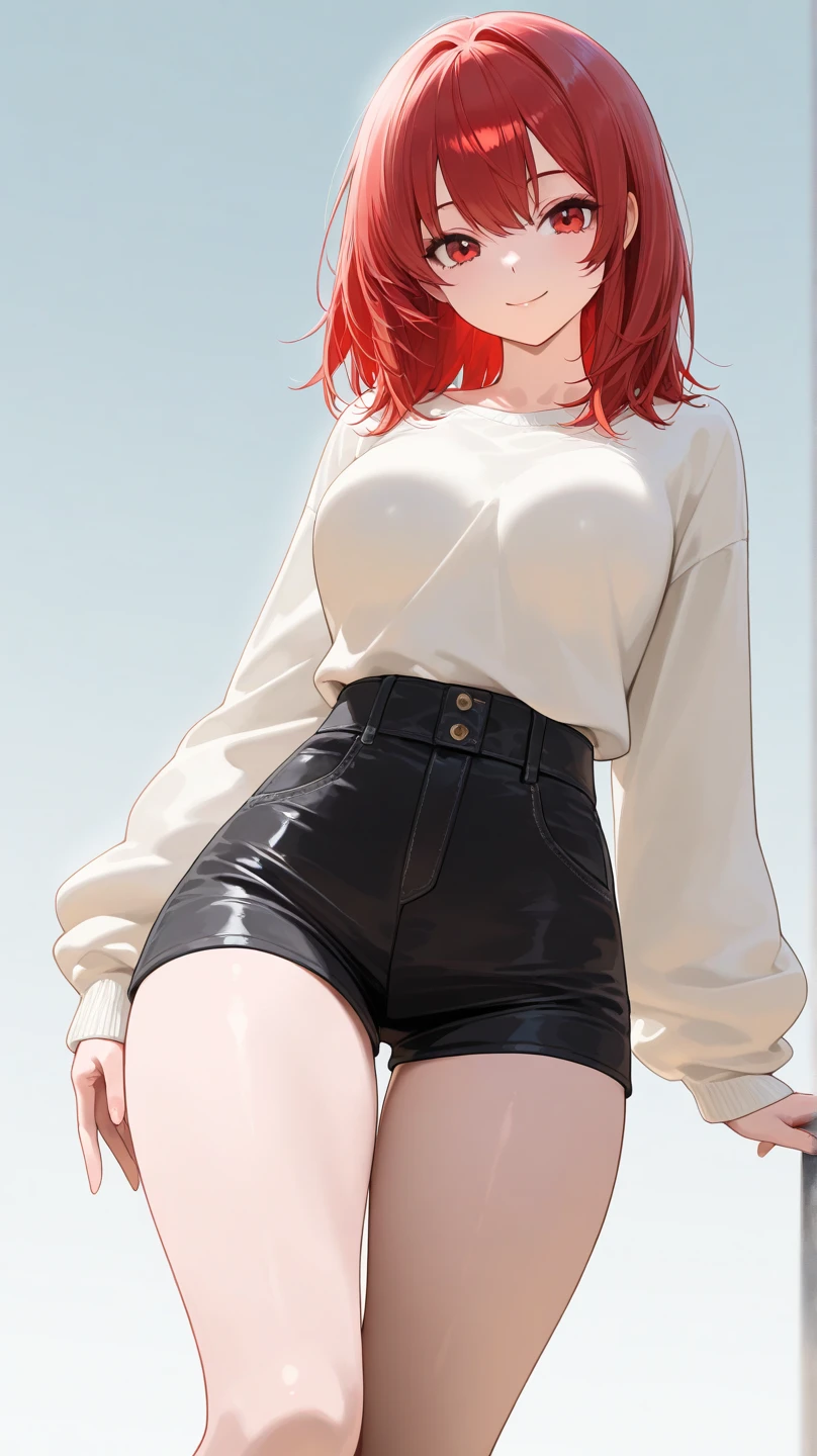 Girl with tight pants.