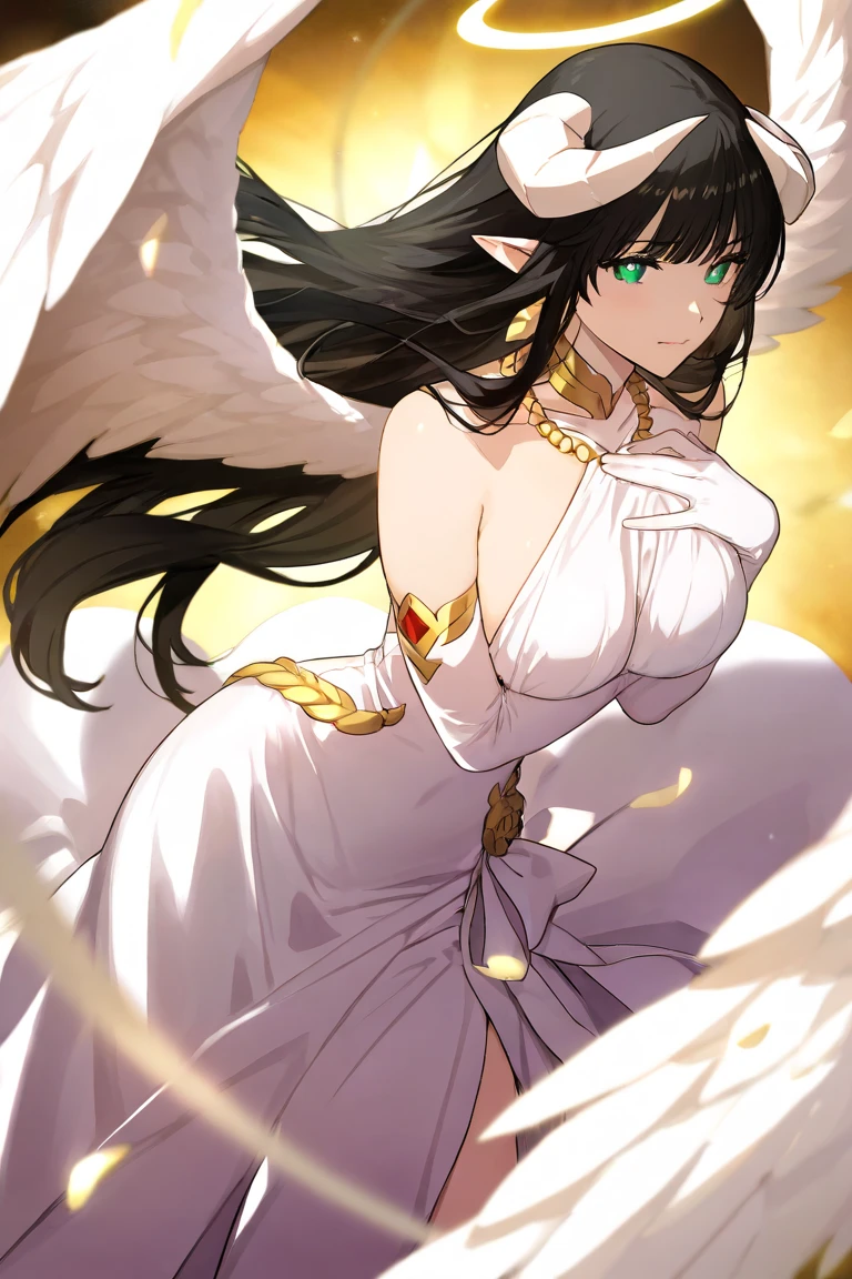 Albedo of overlord who is completely naked