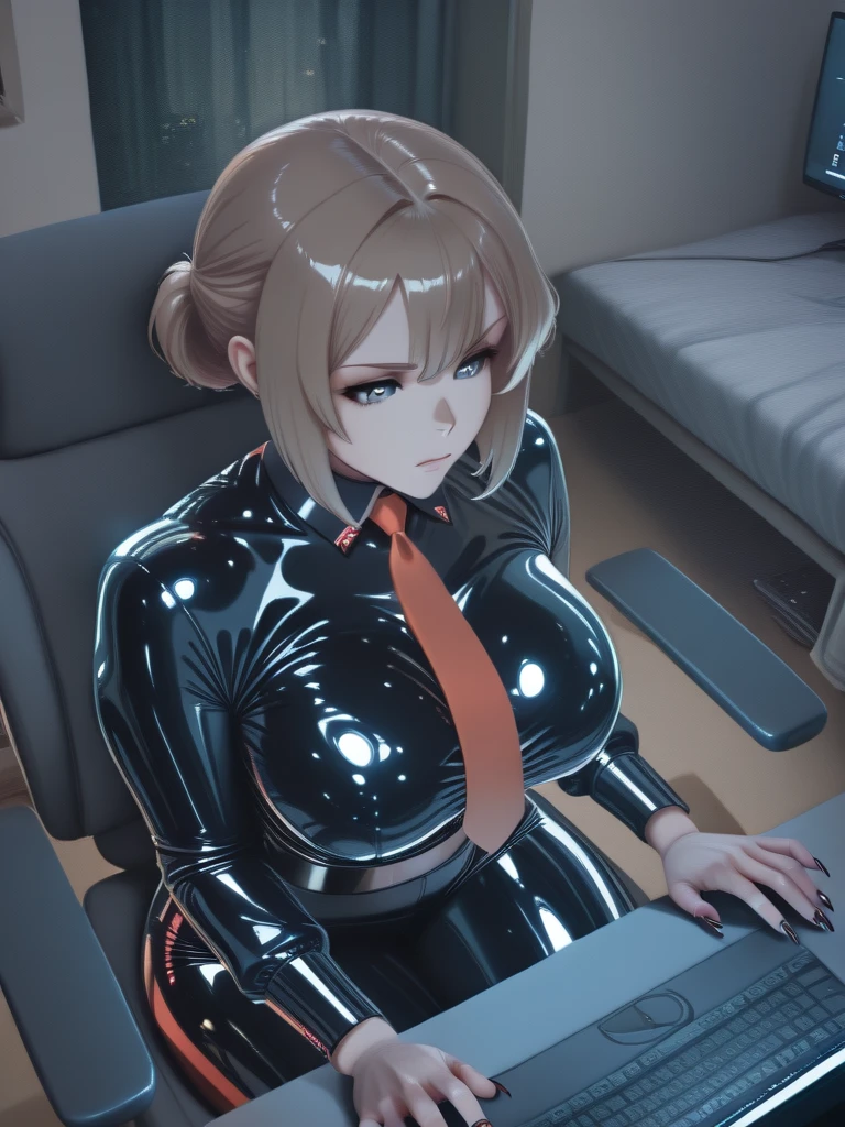 (High resolution, super high resolution, high resolution: 1.5), super erotic,close-up, machine sex, cowgirl, BREAK super beautiful girl, super cute, super voluptuous, super seductive, perfect body, super big breasts, clear eyes, methodical Hands and fingers, correct legs BREAK Super futuristic computer, restraints, cords, pipes, metal, gears, tubes, engines, screws, springs, monitors, vitals BREAK Blonde, short hair, headgear, vaginal , vaginal opening Very thick Sex with a pipe inserted, heart mark, climax, vaginal orgasm, heart eyes, hands behind the head, spread legs, BREAK tight mechanical suit, nipples exposed, crotch exposed, eye goggles, sweat, love juice, perverted modification, restraint, Passionate lovey-dovey rays, thrilling story of estrus, complete sexual purpose, breeding season,Very excited