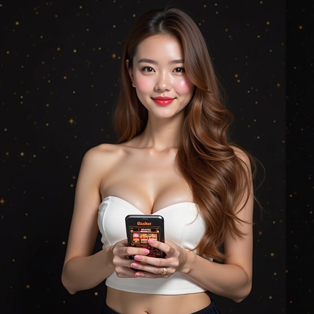best quality, ultra high definition, (realistic: 1.4), 8K resolution, girl, (random brown hair: 1.3), (ผมrealistic: 1.2), (Japan girl: 1.2), (realistic eyes: 1.2), (Beautiful face: 1.3), plus size model, white skin, big breasts, rift, (stick out your tongue: 1.2), (Look up: 1.3), ( Wet and later: 1.2), (sweat, sweaty clothes: 1.4), Lift your arms behind your head., armpit, The stomach lifts up., Wrinkles between eyebrows, ((full body shot)), thigh, Ultra-thin lower body floating hips, เน้นrift, big breasts, Tall and slender, delicate, Ultra-slim body, Ultra-thin lower body,(random background,In casinos,VIP casino room, Modern Casino Console, Modern Slot Machines )