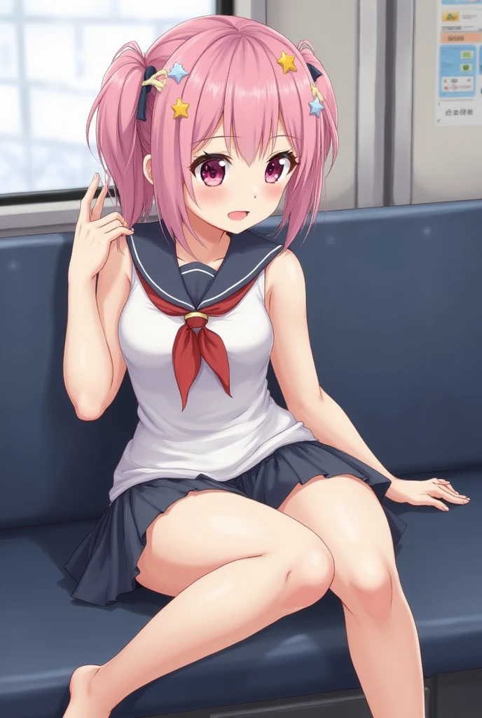 High school girl with stomach ache