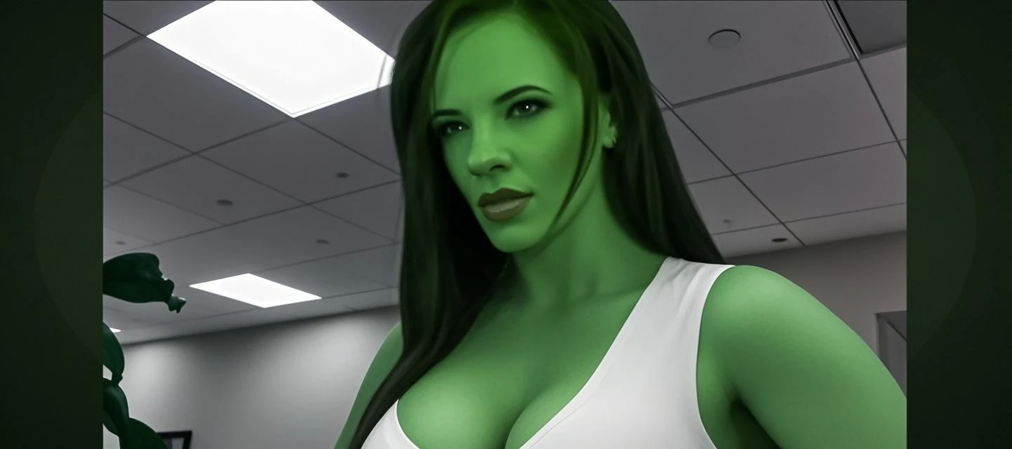 4k photograph of a gorgeous anthro frog girl, sexy anthro frog girl, green skin, sexy gorgeous feminine face, Billie Eilish, sexy frog woman, wearing a lab coat, busty, expressive face, upset facial expression, realistic lab background, photorealistic, highly detailed resolution, detailed texture