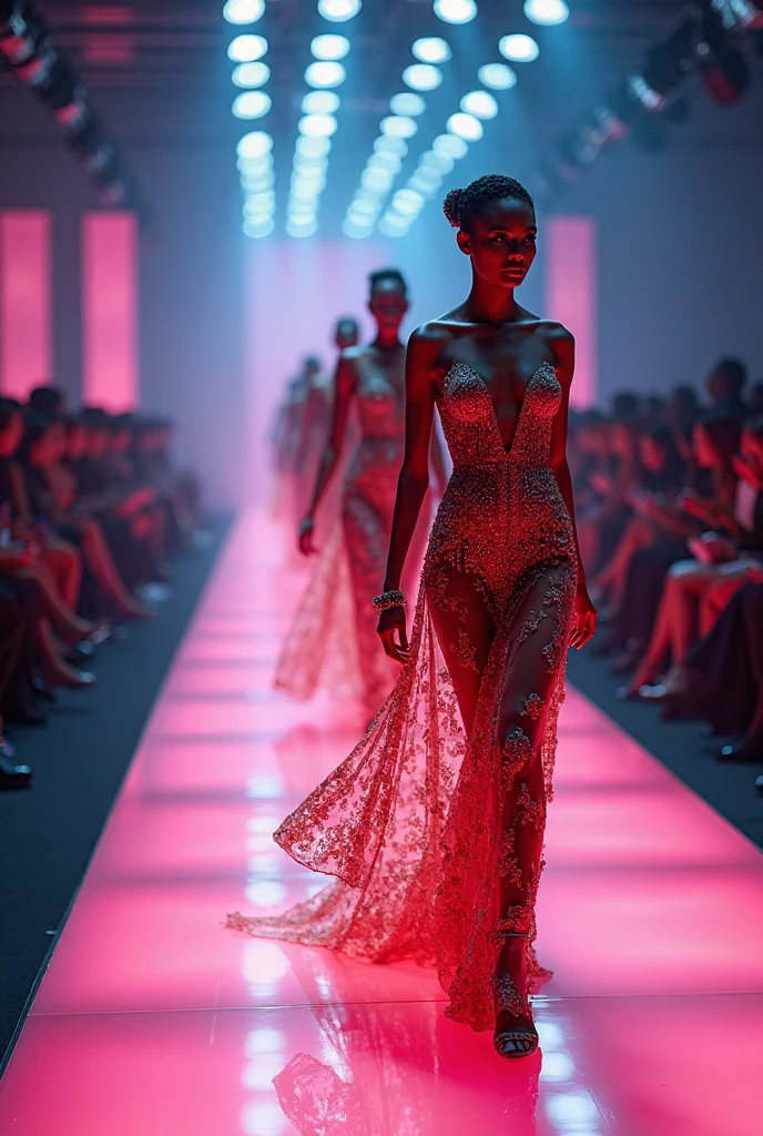 Create a poster for fashion competition or fashion festival with elements related to fashion