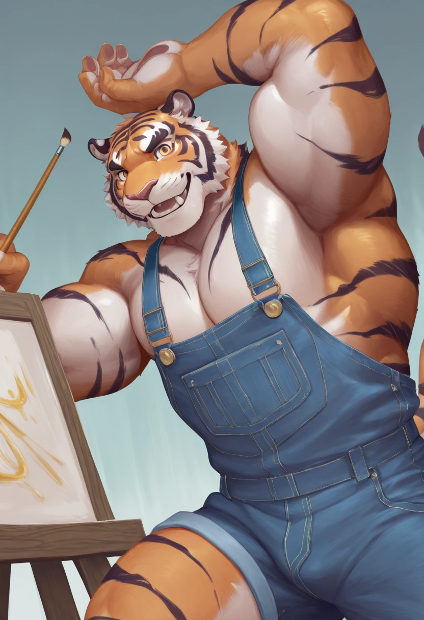 Lin Hu，Blue eyes，Looking up，Strong body，Wear half-rimmed glasses ，nude，Rotaro Stunt，Five fingers five fingers，Best quality，Best quality，8K，HD，There is only one character on the screen，Full body pictureFull body pictureFull body pictureFull body pictureFull body picture，Minimalist background
