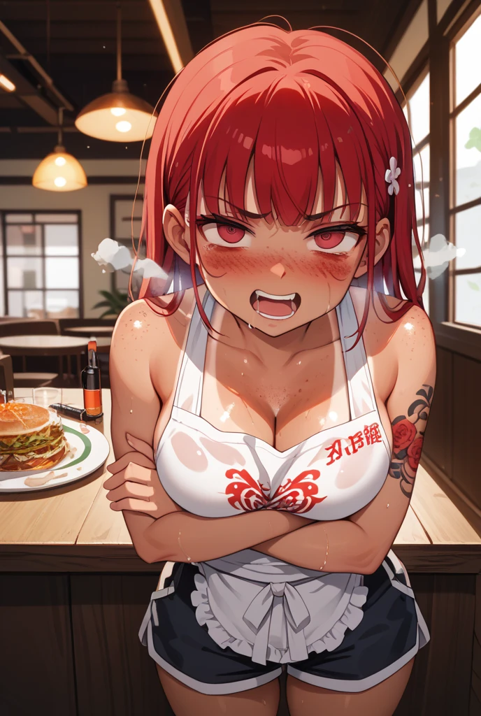 Highest quality、High resolution、Detailed Background、Beautiful face in every detail、Teenage beauty、Highly detailed face、Huge breasts、Perfect body line、Light color hair、Bobcut、ponytail、Fun atmosphere、Spain、Festival、tomato、The Tomatina、donut、Summer Festival、tomatoFestival、Enthusiastic atmosphere、Excited、Under the summer sun、
(3人の少女たちがtomatoFestivalに参加して思いっきりtomatoを投げ合い全身真っ赤に染まる:1.5)、
The whole town is dyed red with tomatoes、The whole town is covered with tomatoes、A sea of red、They are having fun throwing tomatoes at each other.、Lively、Tomato Rain降ってきた、bright red face、Sweat and smile、Covered in tomato、sense of exaltation、Tomato Rain、bright red face、cute
