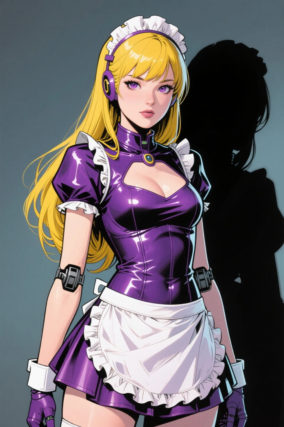 Masterpiece, highres, high Quality, detailed face, detailed body render, 1girl, solo, hyuuga hinata, hinata-sleeveless-outfit, large breasts, big breast, sleeveless shirt, fishnet top, dark lips, unzipped jacket, no bra, breasts out, nipple, standing, blushes, (on bedroom)