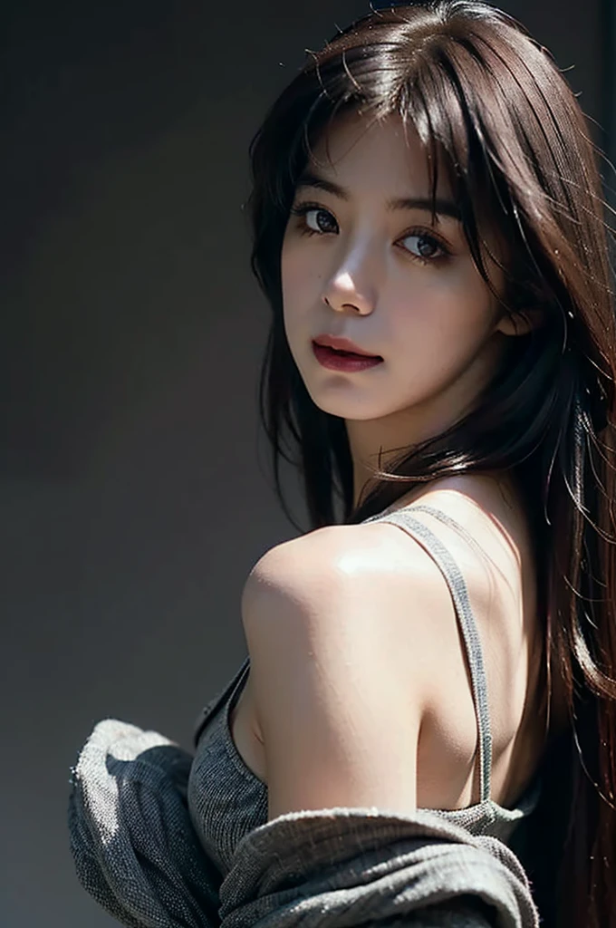 (photorealistic:1.4), (best quality:1.0), (ultra highres:1.0), 8k, RAW photo, (masterpiece:0.2), portrait, face, Beautiful and cute woman with white and smooth skin, Red cheeks