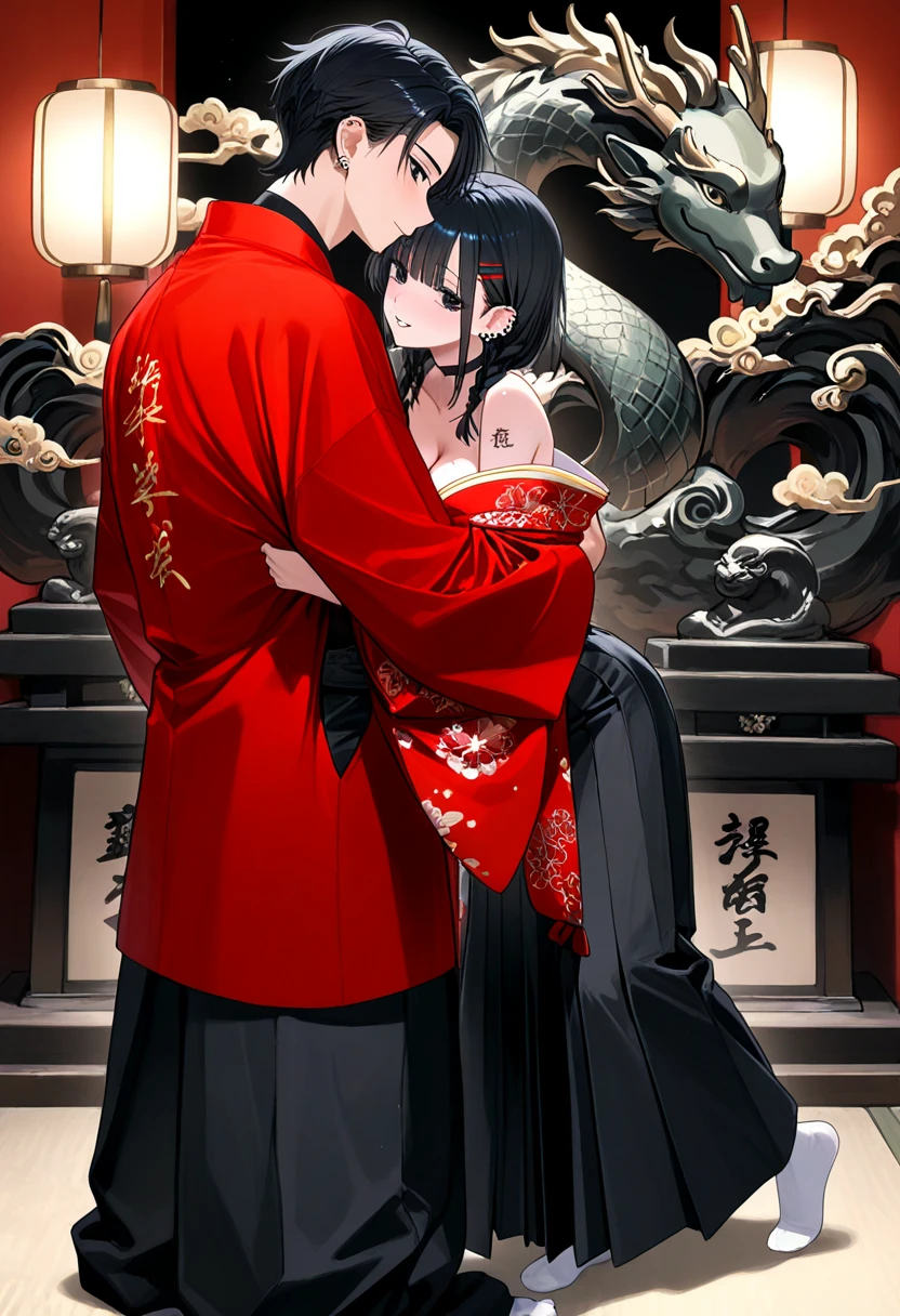 A tragic historical drama in 8k live-action style: Beautiful palace secrets Beautiful 10 year old Chinese Kung Fu girl princess with short black hair has very rough unwanted sex with old man emperor Gorgeous embroidery, Ultra glossy, She is wearing a shiny red top and bottom long sleeve floral kung fu suit.... Her clothes were forcibly torn off by the old man, exposing her genitals.