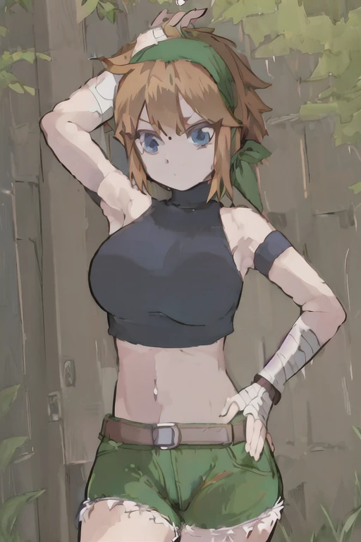 (((itsuka kendo))),(character from the boku no hero academia series),(Wearing),+,(a very sensual short pencil skirt highlighting her ass and a white sleeveless blouse showing her shoulders and showing her breasts)