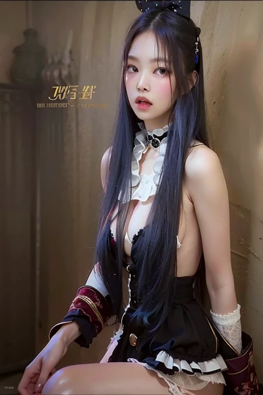 pale skin, big eyes and tender doll lips
