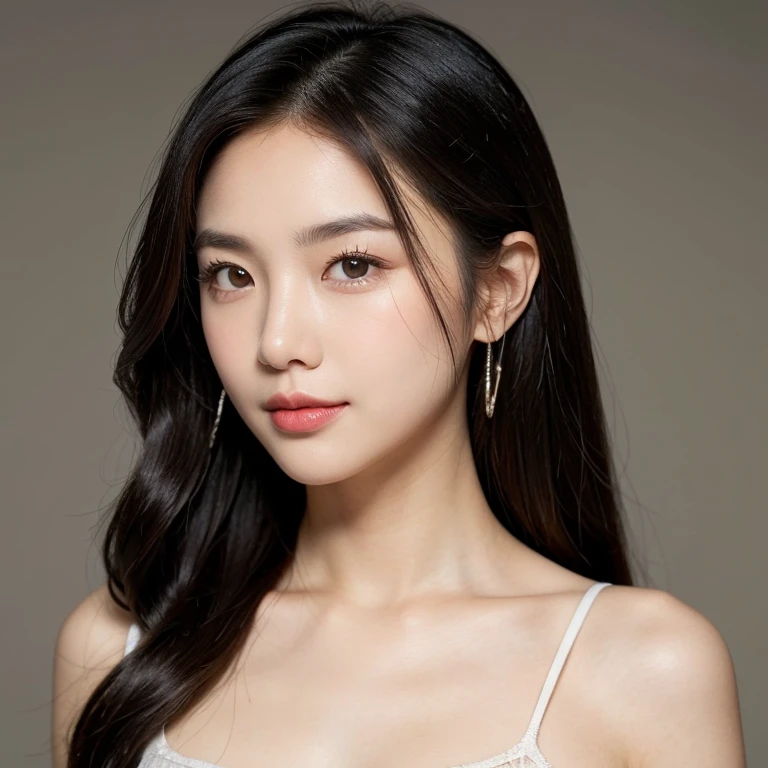 highest quality、ultra high resolution、(realistic)、18 year old girl、((((blouse open))))、((((I can see your nipples)))),hyper detail、Super realistic、(Photoreal)、More on beautiful skin、(masterpiece:1.0)、(highest quality)、(ultra high resolution)、8K resolution、Canon EOS R5、135mm、absurd、Super detailed、sharp focus、Fine skin texture、(((Chirarism、small breasts)))