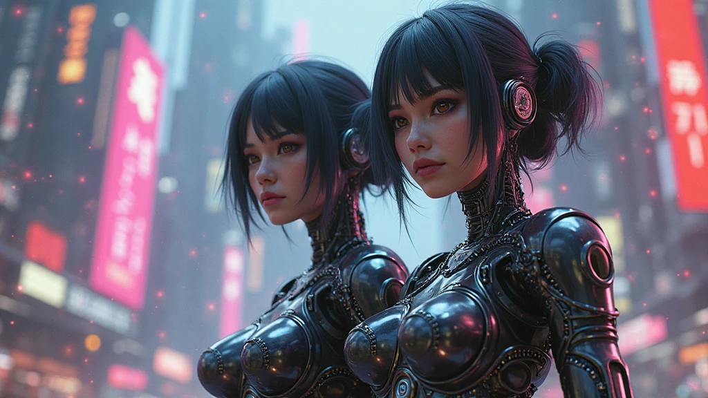 demisub, colored skin, ((short blue hair, glowing blue eyes, earrings, makeup, narrow waist, skinny, medium breasts, white skin, cyborg skin)), pelvic curtain, ((white panties, white bra)), full body, perfect body, (insanely detailed, beautiful detailed face, masterpiece, best quality) , (((solo))), (((1girl))), (((mature))), (extremely detailed 8k paper CG wall unit: 1.1), (cyberpunk, street, people on the street, night), (smile evil face for the viewer), 7Cy6er7P0nk9, underbutt, from back, from behind