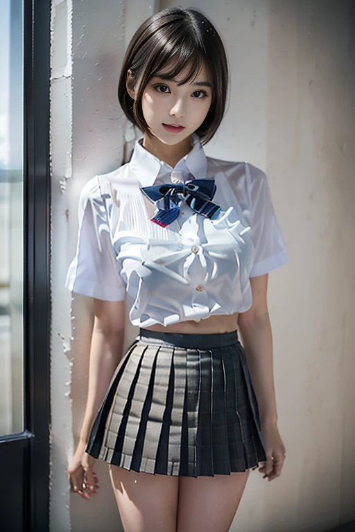 (highest quality, masterpiece:1.3), shape, ((Beautifully detailed face)), beautifully detailed skin, Intricate details, Very detailed, Best image quality in 8K, The true picture () (18 year old high school girl:lingerie,Japanese High ,Short sleeve white shirt, Checked skirt,Ribbon tie,The shirt is unbuttoned,The tie is untied,Her skirt is flipped up) (Large Breasts:1.2), ,A Japanese girl,Baby Face,(Detailed Hair,Bobcut:1.6,Platinum Blonde Hair,blonde hair close to white),Detailed lips,Open your mouth,(Private toilet at school,Sit on the toilet),blush,Embarrassing,A look of pleasure, Realistic Face,Realistic Skin,(sexy:2.0,Clothes are disheveled),(Vibrant Skin,Moisturized Skin:1.2),Vivid lips,Lip gloss
