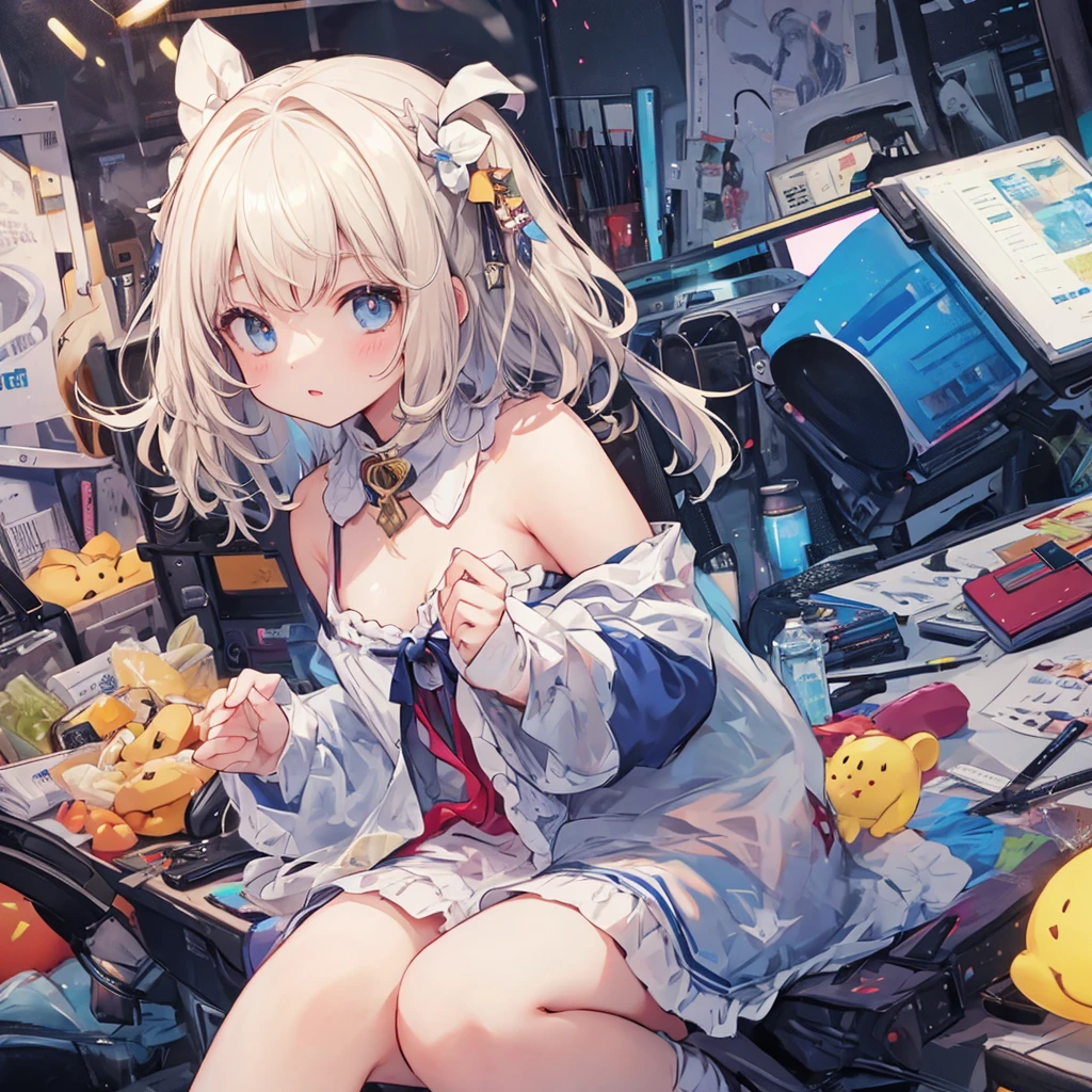 anime characters,((《organization》)),Taking a group photo,《Azur route》Role in、《Ark of Tomorrow》Characters in(Huge breasts, Breast protrusion, edema), Radiant skin, Skin dentsThere are a bunch of screenshots of the characters,Characters side by side,Character Portraits,Baroque,Character selection screen,8k character details,In-game graphics,full character,Gothic antique theme,Highly detailed characters,ability image,entire character!Characters side by side, Computer games with user interface,Game character head design adjustment ID card selection game professional warrior mage priest archer ranger knight shield warrior hunter summoner beast trainer priest nurse dancer herbalist shaman druid chef ninja,anime characters,organization,Taking a group photo,《Azur route》Role in、《Ark of Tomorrow》Characters in、《Azur route》Video games、Anime cover、loli,organization,4k comic wallpaper,Detailed key animation art,anime girl,Epic light novel art cover
, blue hair、White skirt、Anime girl with yellow eyes,Perfect android girl,live2d virtual youtuber model,ahegao,Girl front style,hololive,Anime robot mixed with organic anime robot!anime girl,Anime cover(Huge breasts, Breast protrusion, edema), Radiant skin, Skin dents