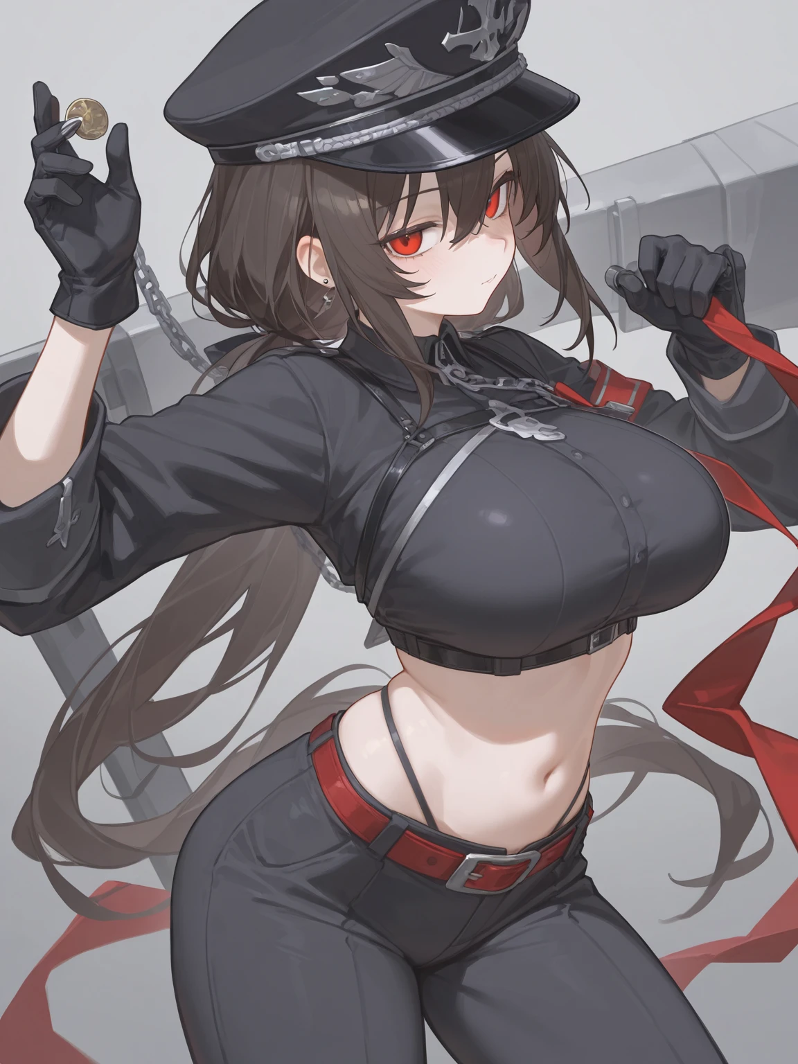 score_9, score_8_superior, score_7_superior, sauce_anime, One girl,black eye, Highest quality, Black Hair, Long Hair, Chest to head,
