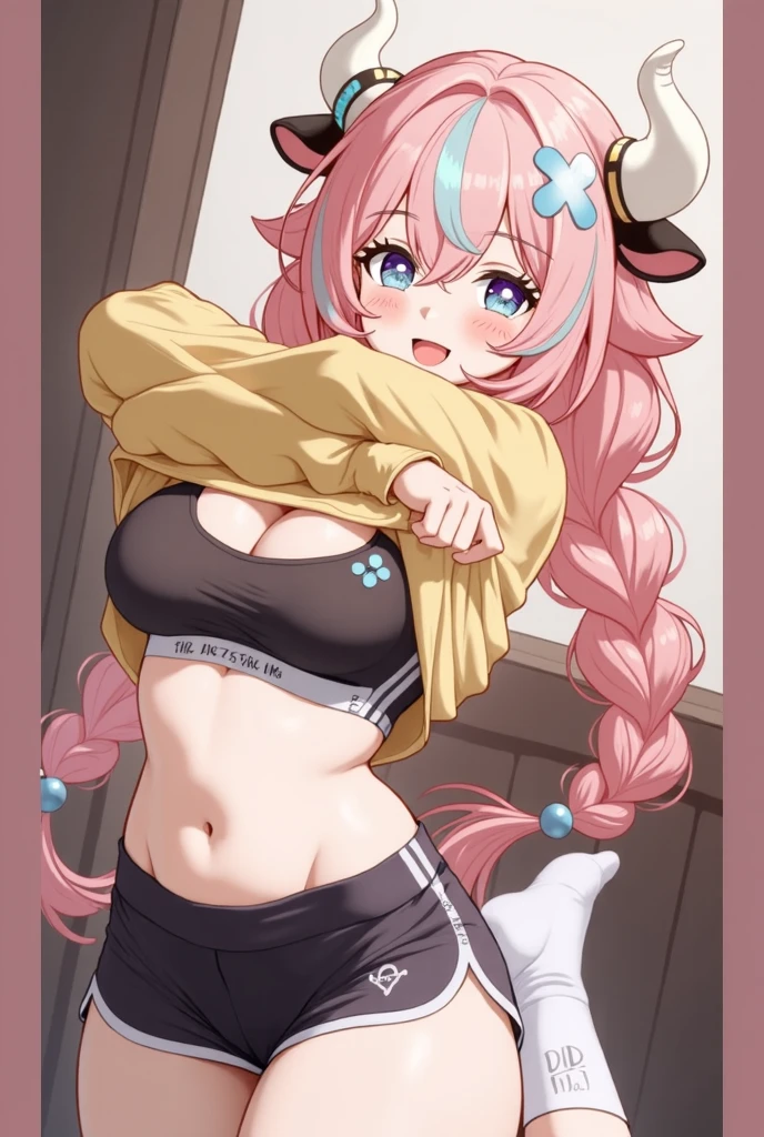High resolution, extremely detailed, masterpiece, 1girl, long pink pigtails, pink eyes, round face, extremely adorable, premature body, small, short, very cute race, big eyes, ultra cute, simple 
