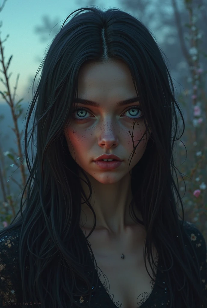 Masterpiece of a Horror Scene
1 Girl, Solo, (Semi-Naked: 1.1), Hidden in the Shadows of a Foggy, Frost-Covered Forest,
Blood Splatter: 1.37, Blood Dripping from the Face: 1.3, Detailed Horror Scene,
Photorealistic (1.37), Ultra-Detailed (1.2), Detailed Background, Detailed Fog,
Frost Covered Trees, Dark and Moody Color Palette, Dramatic Lighting,
(Horror Theme: 1.3), Nude Girl (1