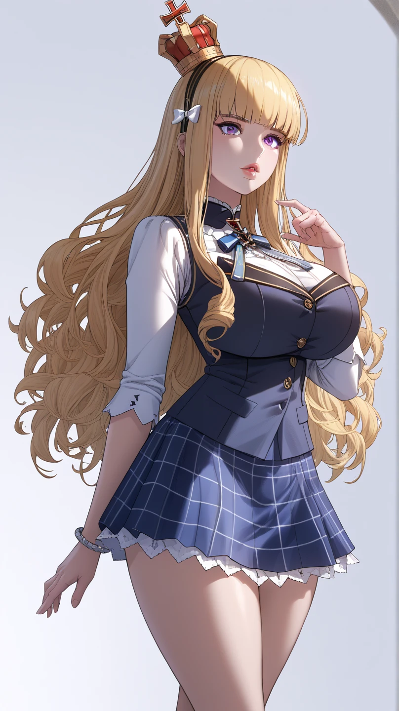 ulzzang -6500-v1.1, (Raw foto:1.2), (Photorealsitic:1.4), a beautiful detailed girl, extremely detailed eye and face, Beautiful detailed eyes, Ridiculous, Unbelievably ridiculous, huge filesize, ultra-detailliert, hight resolution, ighly detailed, top-quality, ​masterpiece,, ((Slender figure with big breasts)),gravure, ighly detailed, nffsw, unification, 8kwall paper, splendid, finely detail, ​masterpiece, top-quality, Highly detailed ticker uniform、8K、wall-paper, Light on the Face、电影灯光、24-year-old girl、((Body type of slender model))、((dynamicposes)))、(A big smile)、(Transcendent Beautiful Girl)、A dark-haired、(Random hairstyle)、((dunhuang_doress))、Whole human body、stick out buttocks、Depicted mainly on the buttocks、Big buttocks with tension、I can see the cleavage、schools、‎Classroom、Dark blue suit、White tight skirt、White shirt、Black underwear、