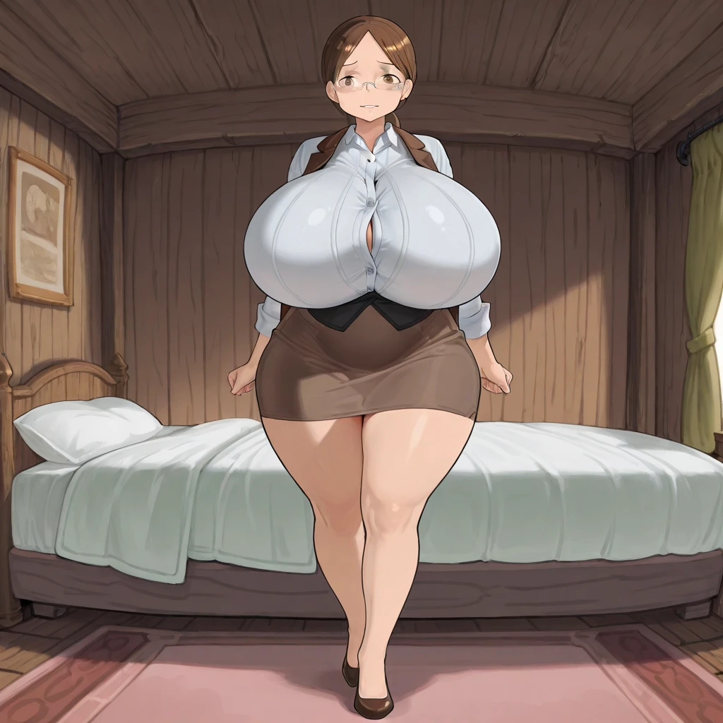 masterpiece:1.2, best quality, highly detailed eyelash:1.6, highly detailed eyes, sharp details, high contrast, chubby, [[overweight]], [thick body], massive breasts, milfy face, Anatomical, Award-winning concept art, fine details, ultra detailed, masterpiece, best quality, 1girl, full body, volumetric lighting, dynamic angle, very detailed background, side view, kemono, furry, very fuzzy, furry breasts, (((Chocolate Brown fur))), (((bald))), Dark Brown fur on face, (((long bear snout))), (long snout), fur tufts on legs, fur tufts, very cuddly, ((Bear)), ((Small circular Bear Tail)), Round Bear Ears, Bear Kemono, 1 chubby shy bear kemono inside in a bunny suit and pantyhose, Shy, nervous expression, Gray eyes, Soft eyes, detailed face and eyes, big breasts, full body, Dynamic Angle, volumetric lighting, inside, living room, sitting on sofa, looking away from viewer, (pastel color bunny suit), (pastel colored panythose) cleavage, fully clothed, skirt, thigh highs, skindentation, [[gigantic]], [delicious tummy], detailed clothes