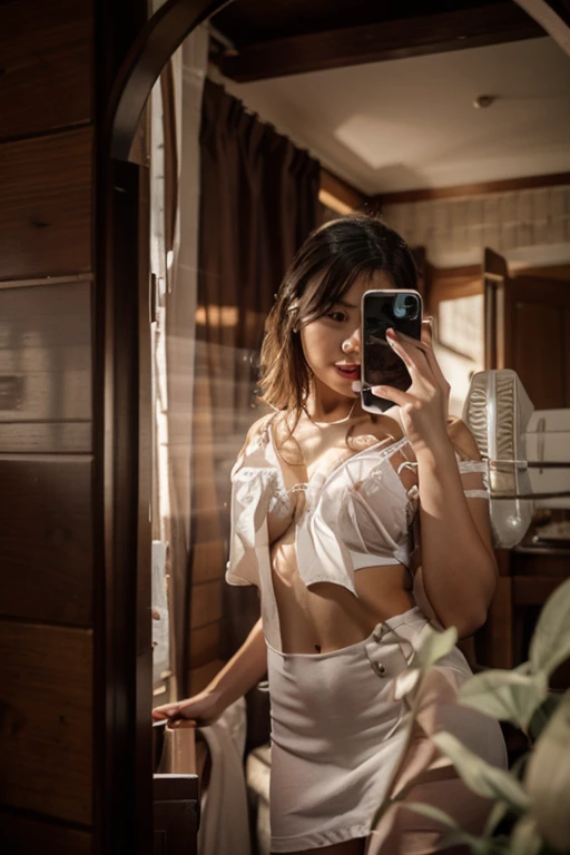 (Best quality),(high detail), perfect body, Beautiful, sexy, Petite Bust,Well-Proportioned Bust,Modest Bust,Small-Breasted, perfect tits,No bra, round breasts, beautiful breasts, beautiful skin, Show nipples, pink nipples, beautiful nipples, show breasts and nipples, no wearing clothings