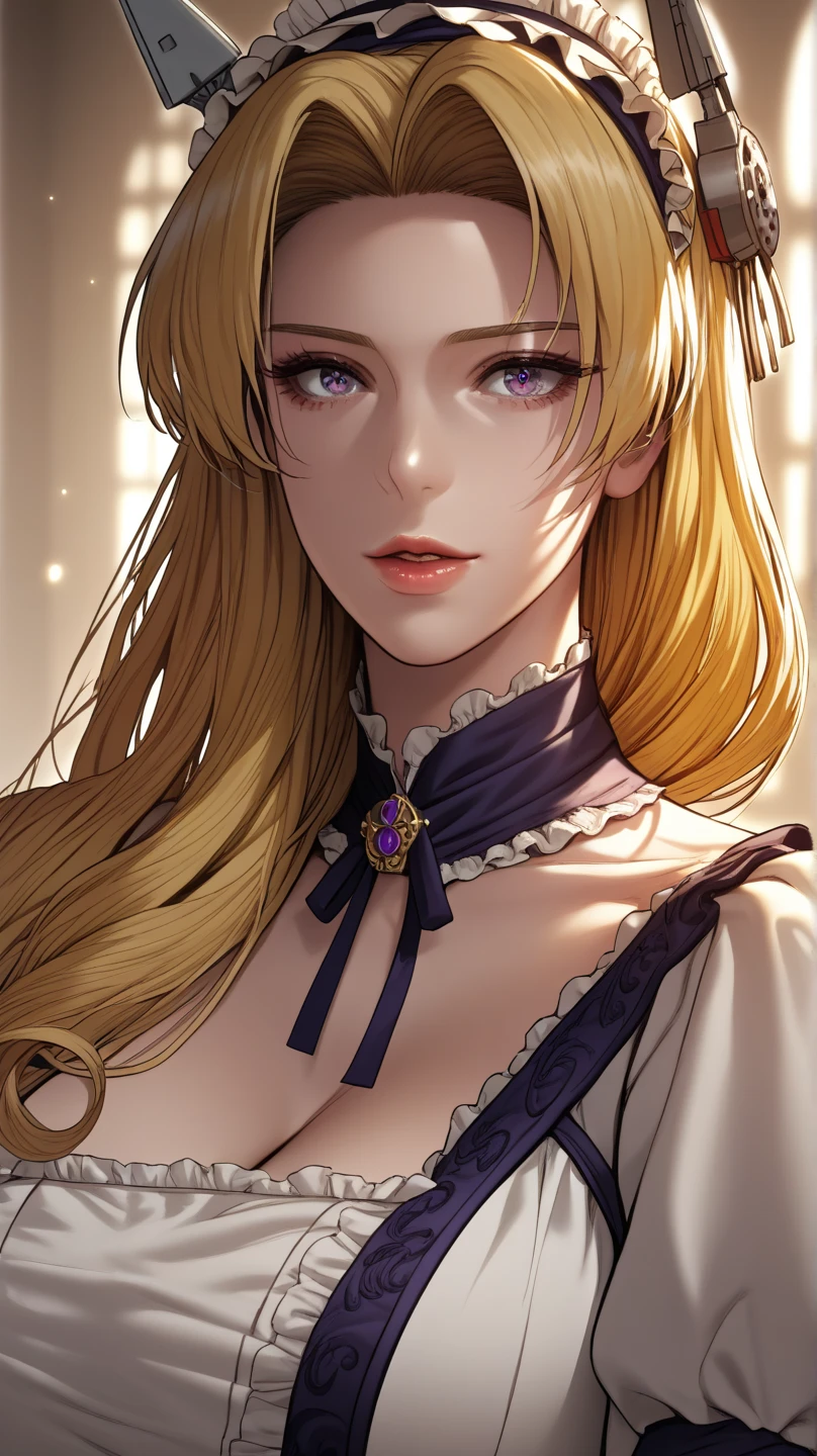 russian mafia、Blonde Hair、Long curly hair、Tie your hair up、Red suit、A shirt open to the chest、Holding a Tokarev in one hand、Scar on cheek、Blue Eyes、Eyes are fixed、ambition、fear、Angry、Luxury hotel interior、Highest quality、Older woman、Cleavage