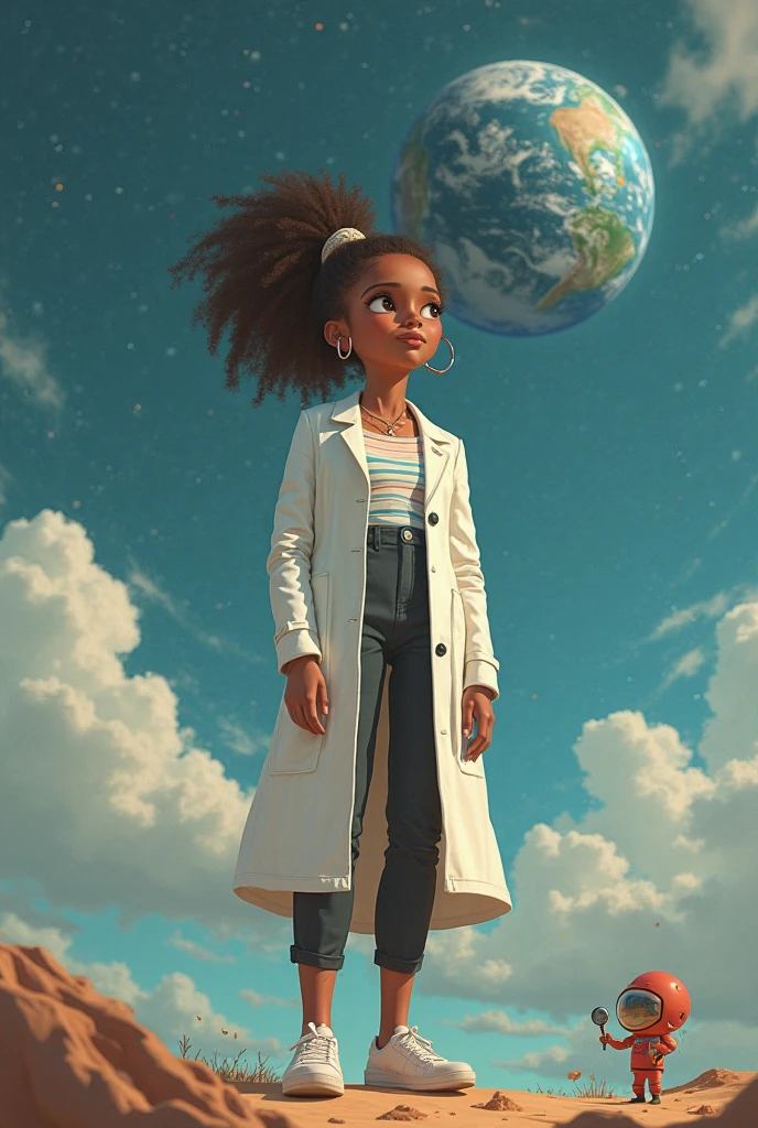 an awarded photo of a 1girl black skin Adut Akech 4d0t4k3ch afro black long hair, flower in the hair , folclor outfit ,slavic dress, (small reasts:1.3), natural skin, in perfect willage landscape in the moon in future, artificial atmosphere, glass sphere,flowers, wheat on plains, wooden hauses, cows, and small river, detailed skin, detailed face, ultradetailed, ultrasahrp, masterpiece, perfect quality, fullbody, natural lights, natural shadows, realistic shadows, ambient oclusion, boekh, realsitic, ultrarealsitic, photorealsitic, landscape with hight detailed character <lora:add_detail:1> <lora:hipoly_3dcg_v7-epoch:0.5 360> photorealsitic <lora:LunarPunkAI:1>